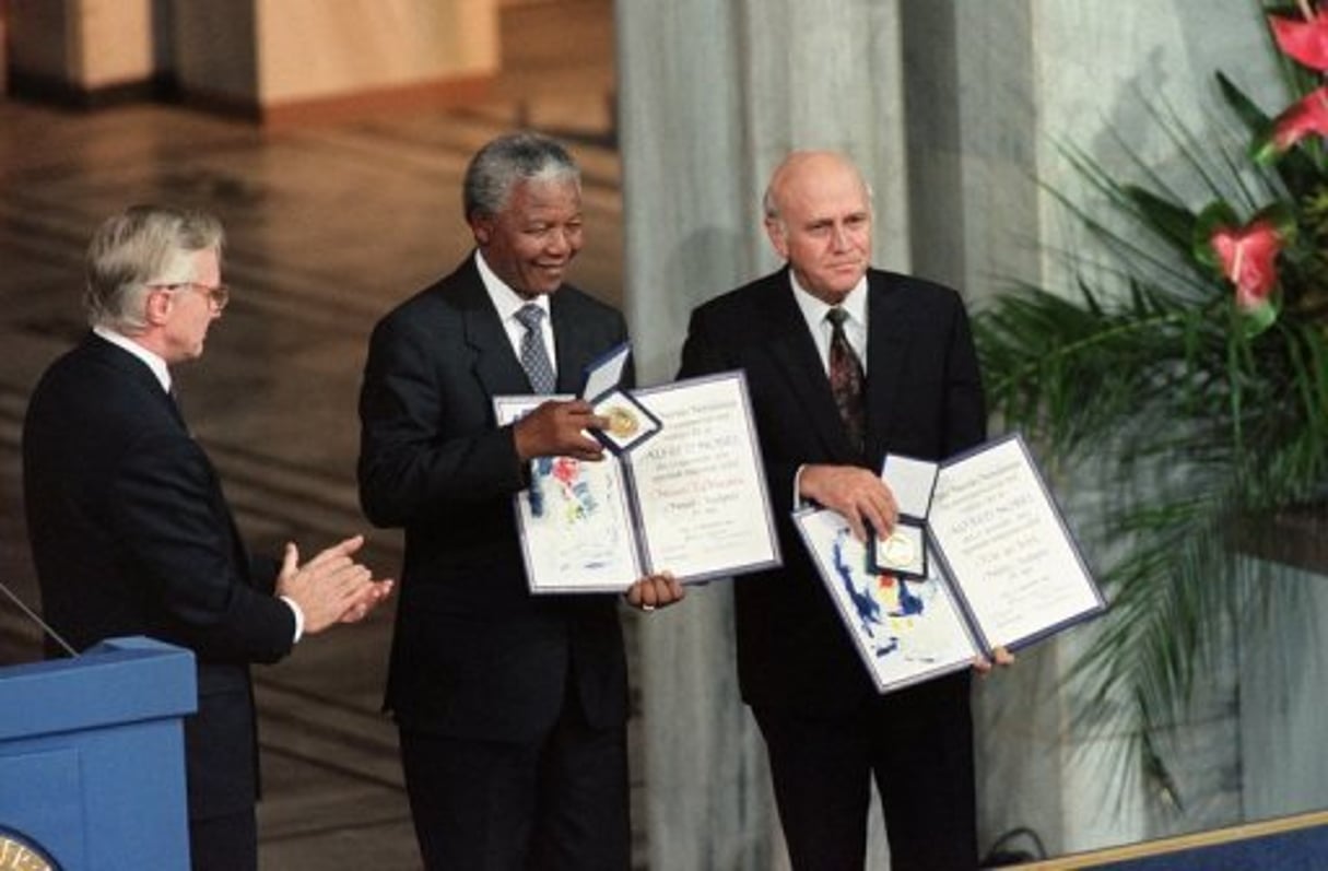 Mandela et De Klerk, liés par l’histoire mais jamais amis © AFP