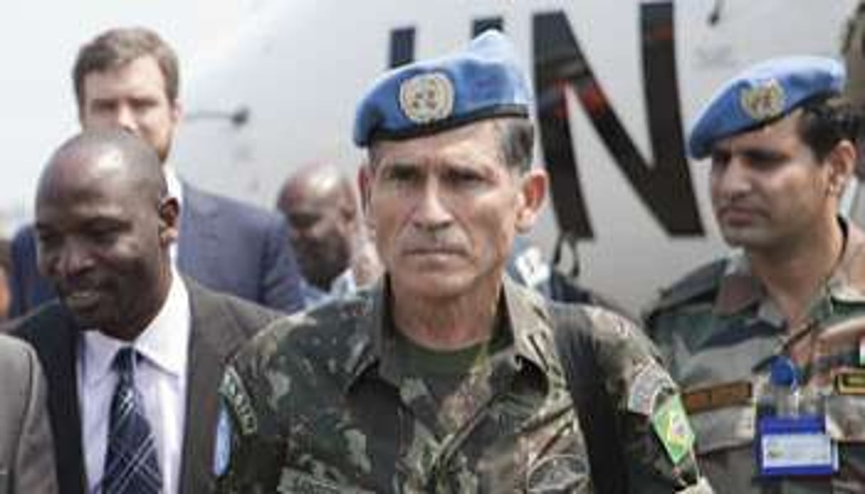 Le Commandant de la MONUSCO, le Général Carlos Alberto dos Santos Cruz, à Goma, 11 juin 2013. © Sylvain Liechti/Monusco