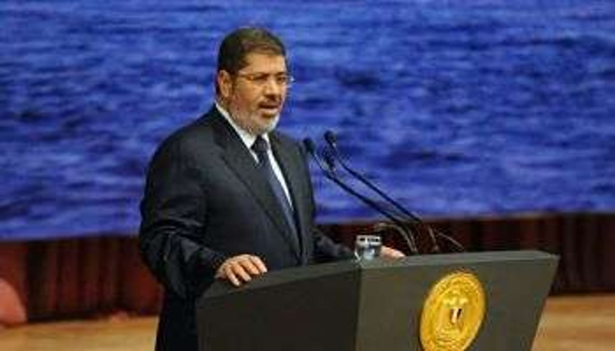 Le président égyptien, Mohamed Morsi, le 10 juin 2013 au Caire. © AFP