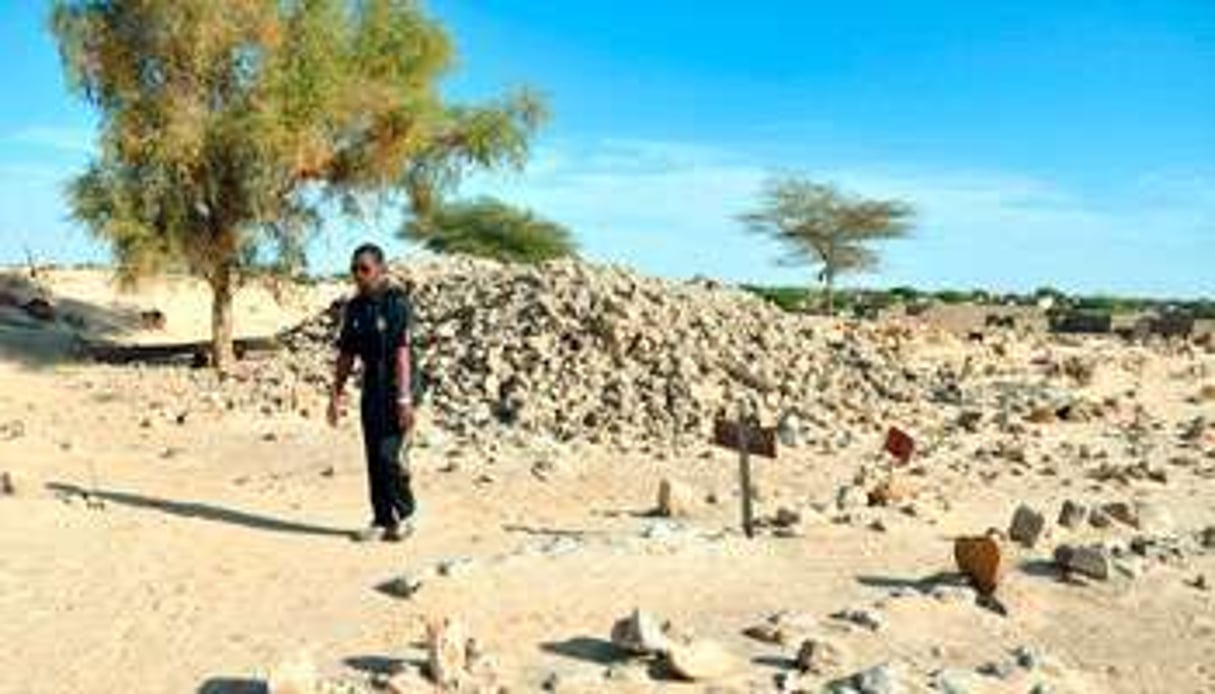 Quatorze mausolées ont été rasés (ici celui de Sidi Mahmoud). © Eric Feferberg/AFP