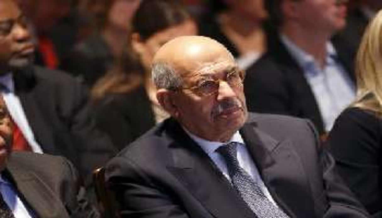 Mohamed El-Baradei, ancien chef de l’agence atomique de l’ONU, le 15 octobre 2012 à Londres. © AFP