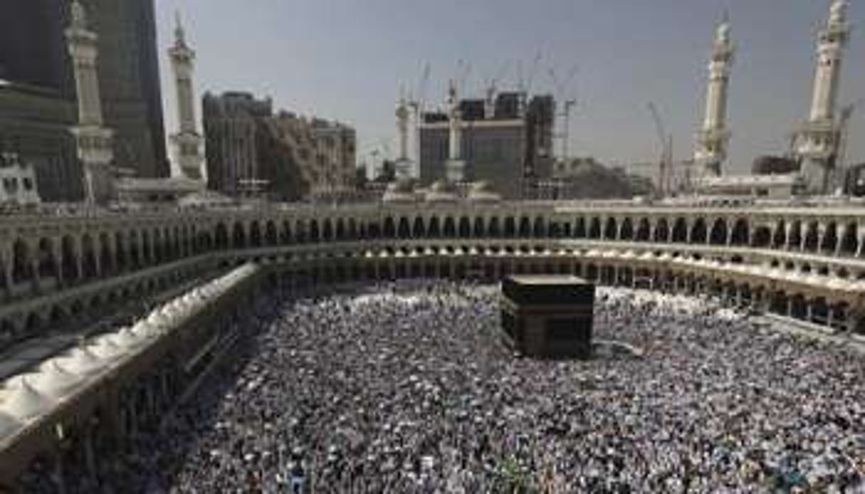 La Kaaba, au milieu de la Grande mosquée de La Mecque. © Reuters