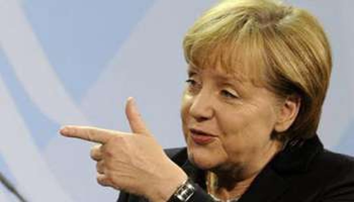 Angela Merkel bénéficie d’une cote de popularité de 74%. © AFP