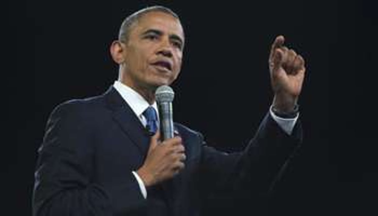 Le président américain Barack Obama, le 29 juin 2013 à Johannesburg. © AFP