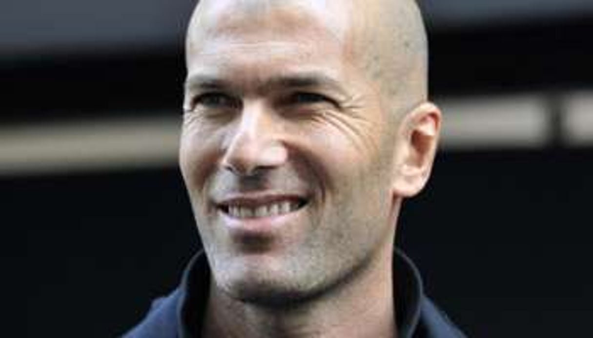 Zinédine Zidane est l’un des adjoints de Carlos Ancelotti au Real Madrid. © AFP