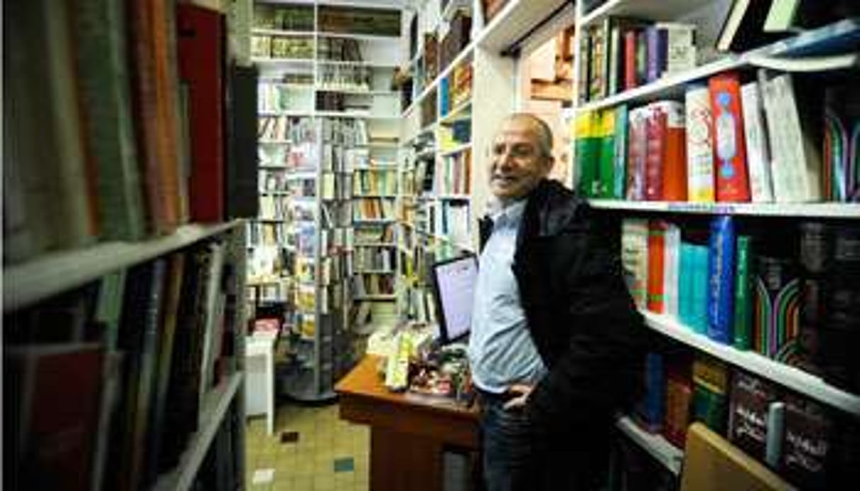 Hachem Mouawieh, le directeur de la librairie Avicenne. © Vincent Fournier/J.A.