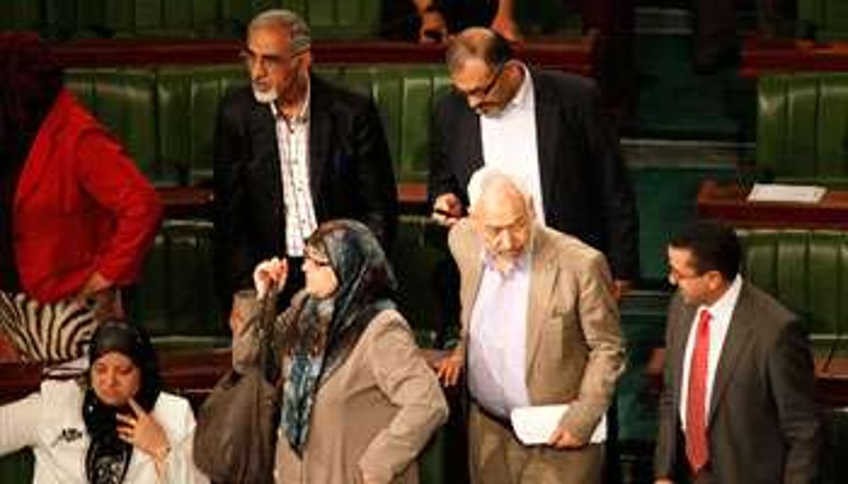 L’Assemblée nationale constituante débat de la loi fondamentale, le 1er juillet. © Hichem