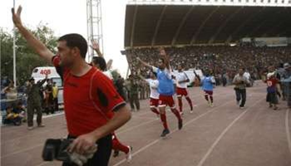 Le développement du football palestinien est entravé par l’occupation israélienne. © AFP