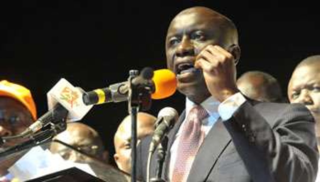 Idrissa Seck, candidat à l’élection présidentielle, en janvier 2012. © SEYLLOU / AFP