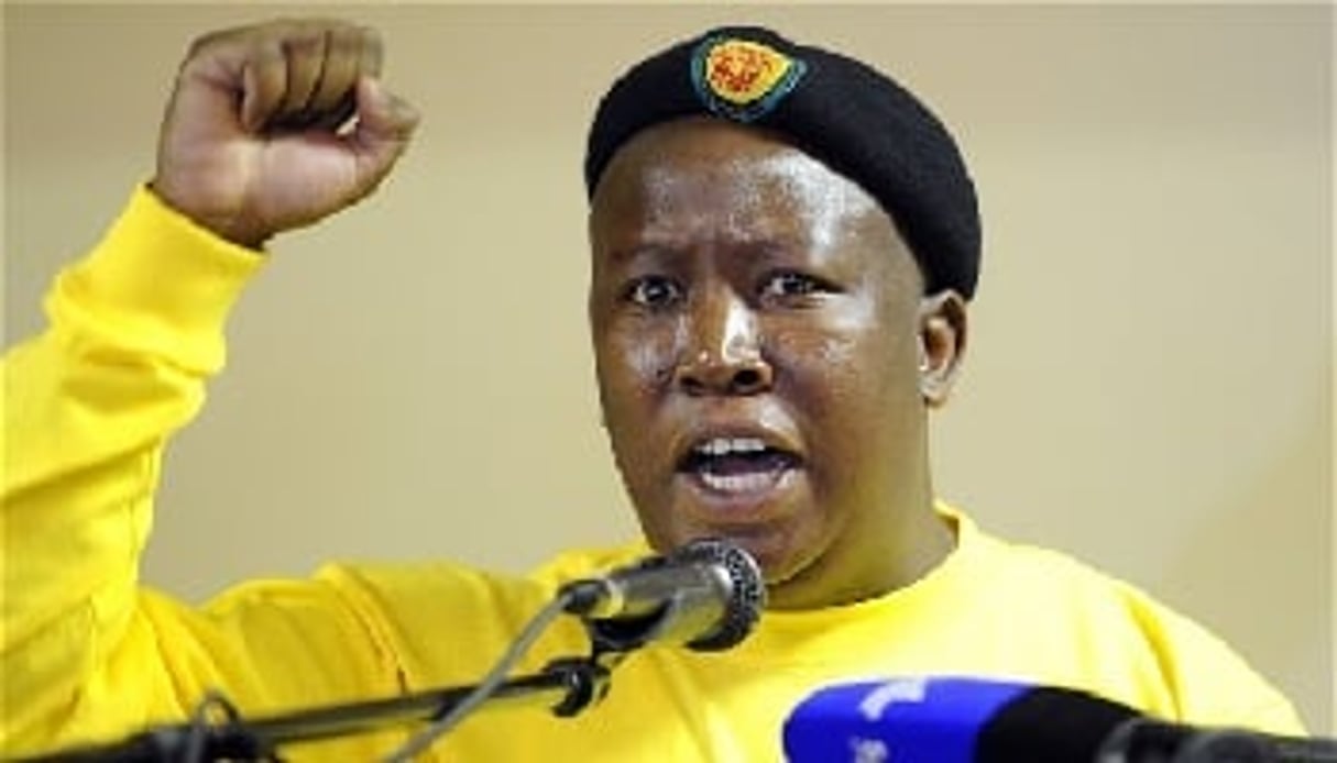 Julius Malema, l’ancien leader de la ligue jeunesse de l’ANC. © AFP