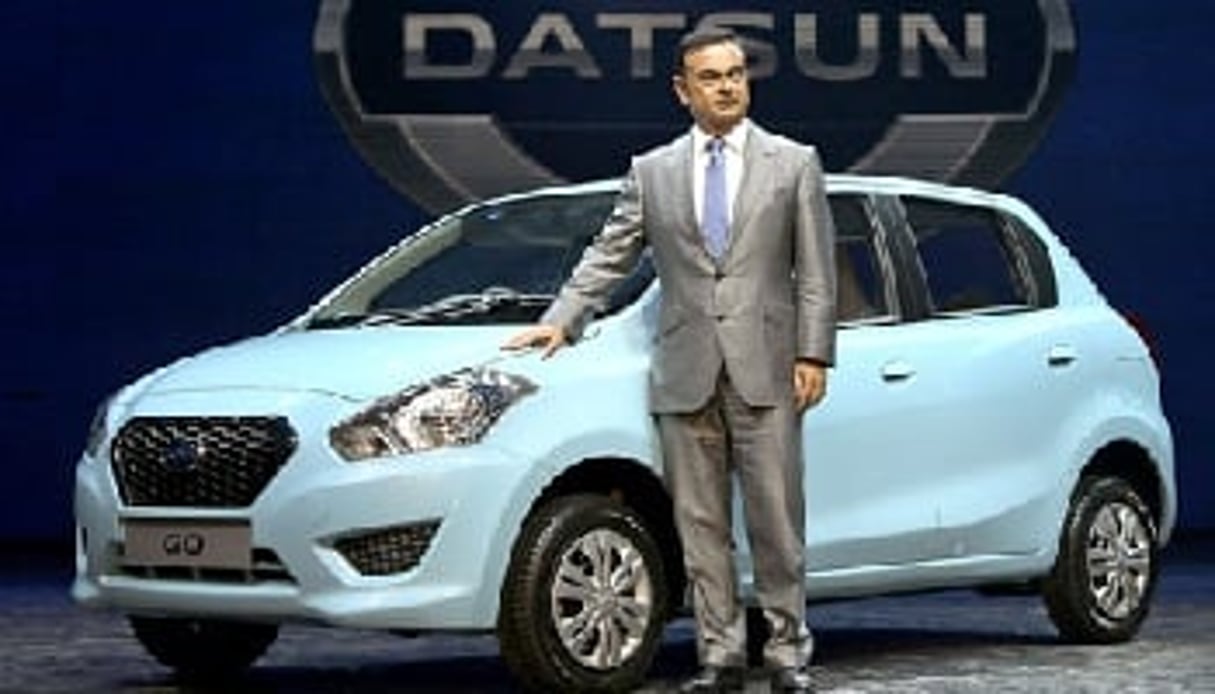 La « Go » , qui doit sortir en 2014, sera d’abord produite dans l’usine indienne de l’alliance Renault-Nissan à Chennai. © AFP