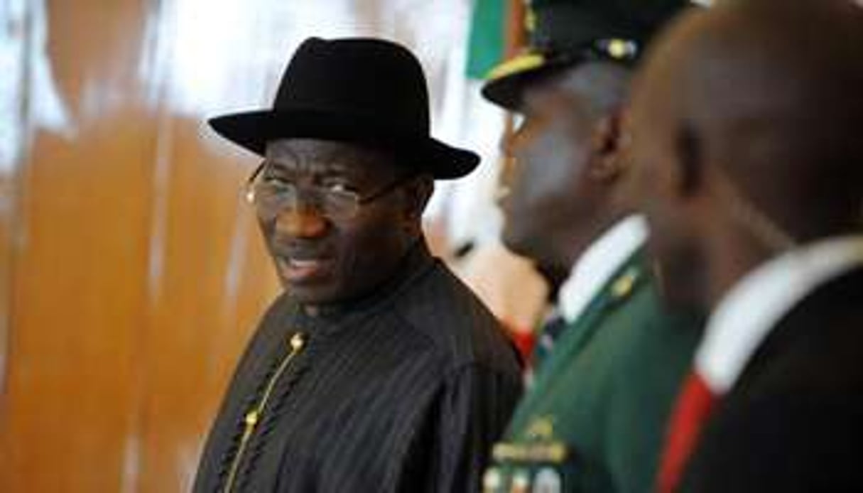 Le président du Nigeria Goodluck Jonathan, le 18 juillet 2013 au sommet de la Cédéao à Abuja. © AFP