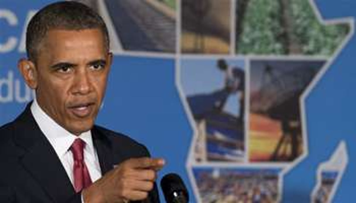 Le président américain Barack Obama à Dares Salaam en Tanzanie, début juillet 2013. © AFP