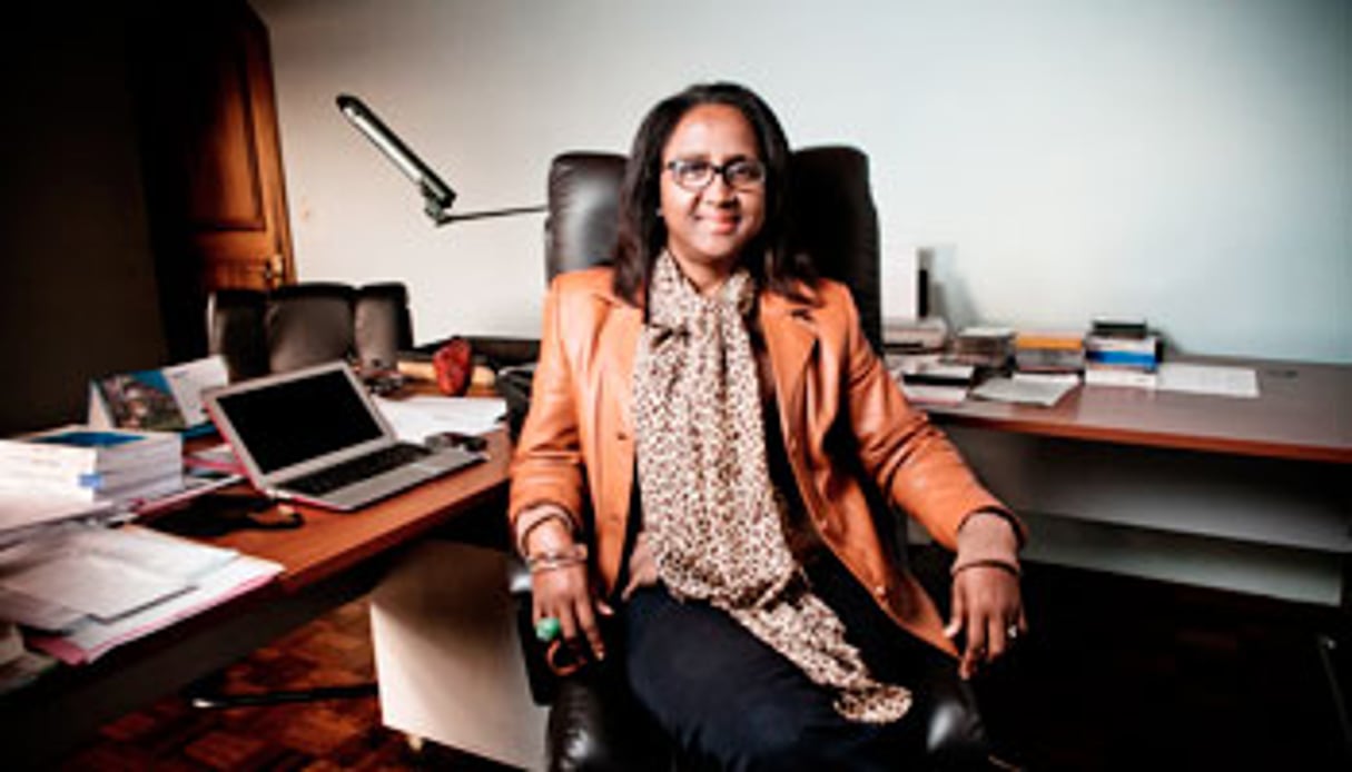 À 54 ans, Noro Andriamamonjiarison est présidente du Groupement des entreprises de Madagascar (GEM). © Rijasolo/Riva Press