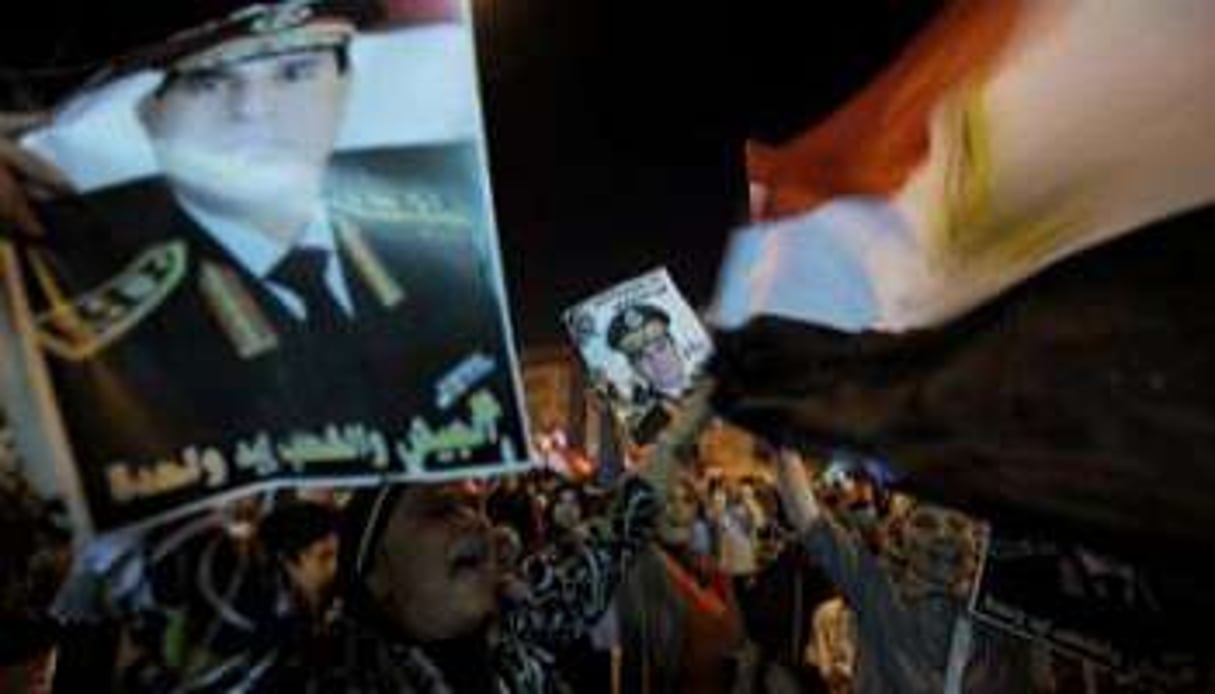 Manifestation anti-Morsi le 26 juillet 2013 au Caire. © AFP