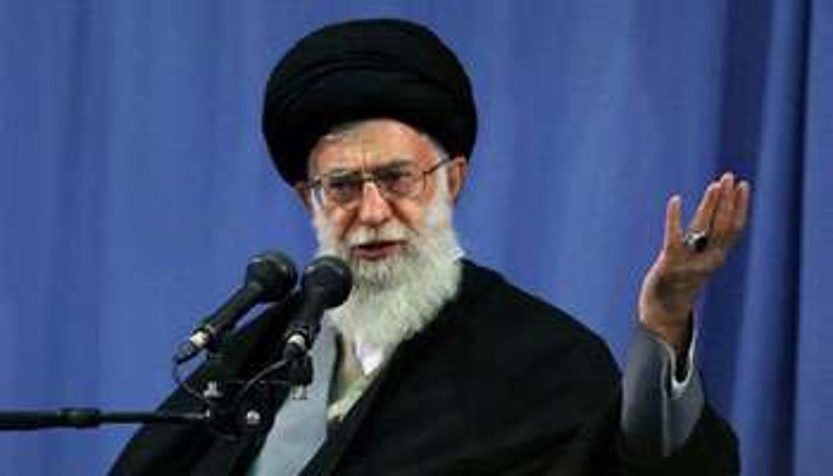 Le guide suprême iranien l’ayatollah Ali Khamenei, le 17 avril 2013 à Téhéran. © AFP