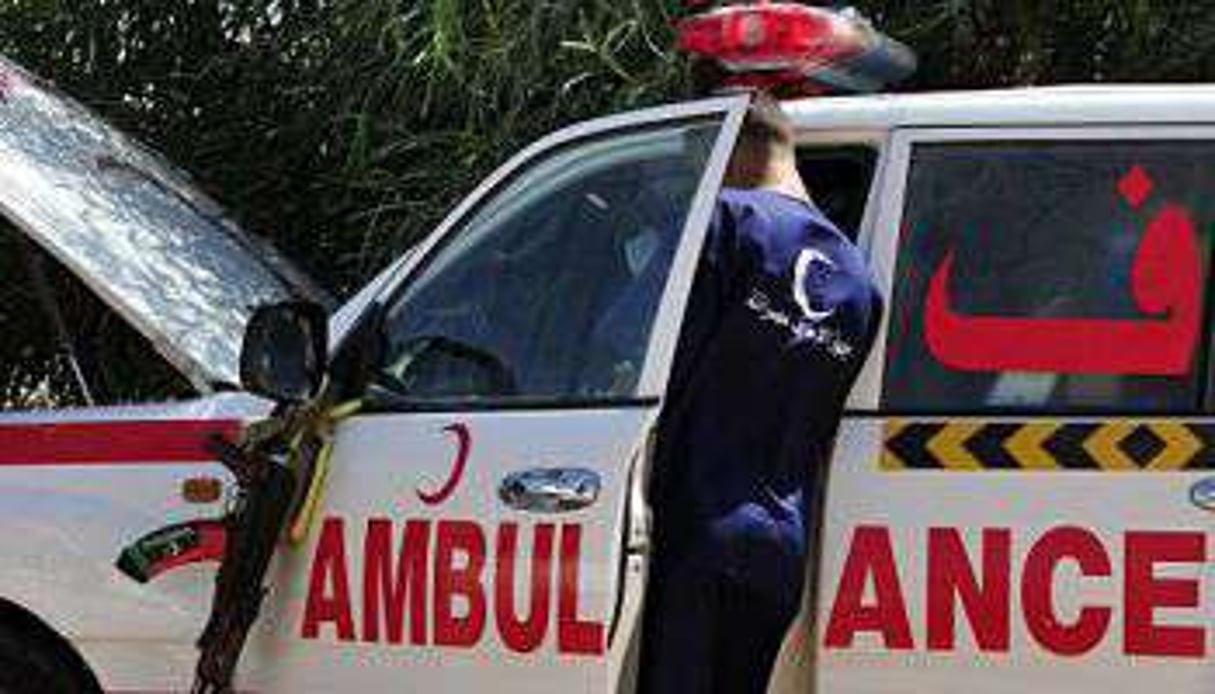 Une ambulance libyenne. © AFP