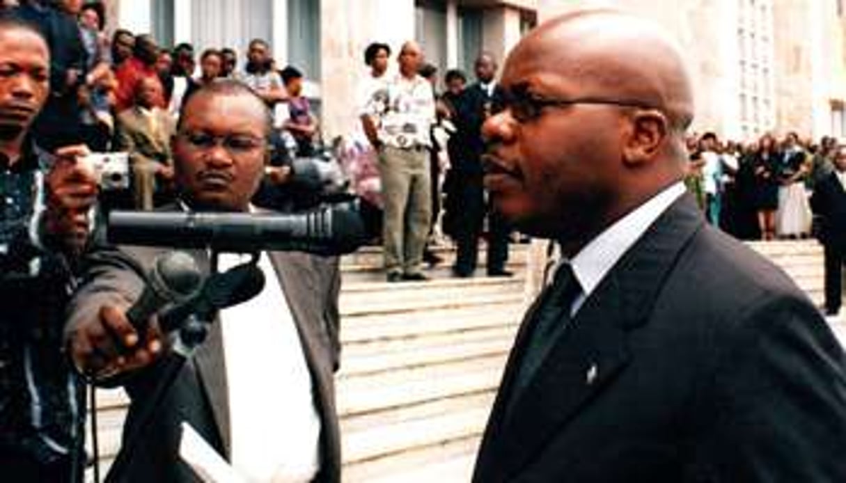 Thomas Luhaka, secrétaire général du MLC, un des principaux partis de l’opposition congolaise. © DR