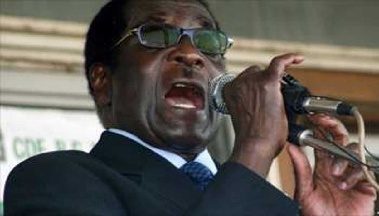 Le président zimbabwéen, Robert Mugabe. © AFP
