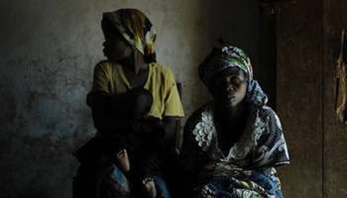 Des femmes de Nakiele, au Sud-Kivu, qui affirment avoir été violées par des soldats congolais. © AFP