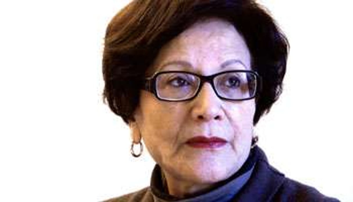 L’ancienne présidente de la FIDH, Souhayr Belhassen. © Vincent Fournier pour J.A.