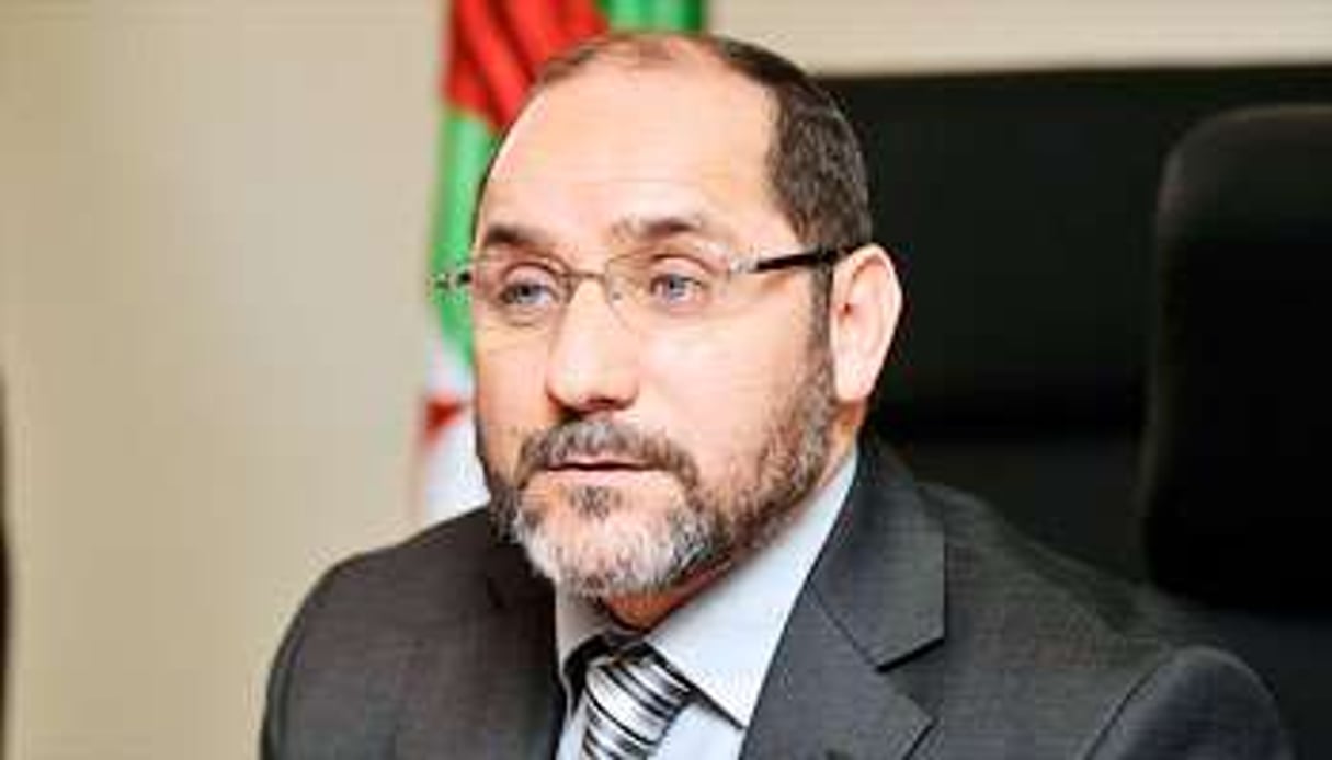 Abderrezak Mokri, le président du Mouvement de la société pour la paix (MSP). © Samir Sid