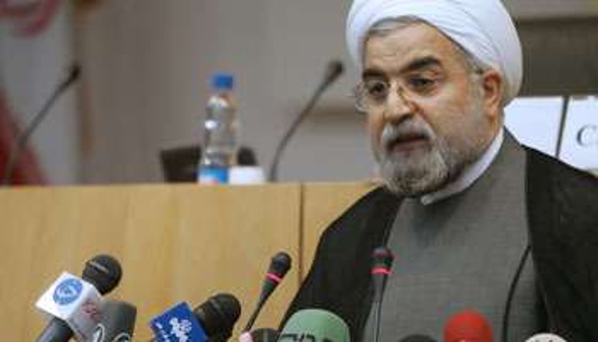 Hassan Rohani a été, de 2003 à 2005 le négociateur en chef du dossier iranien. © ATTA KENARE / AFP