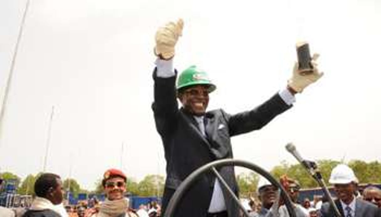 Le président tchadien Idriss Deby le 9 juin 2013 à Badila au Tchad. © AFP