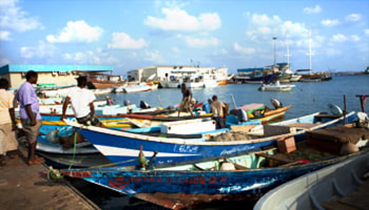 Lz port de pêche de Djibouti.
