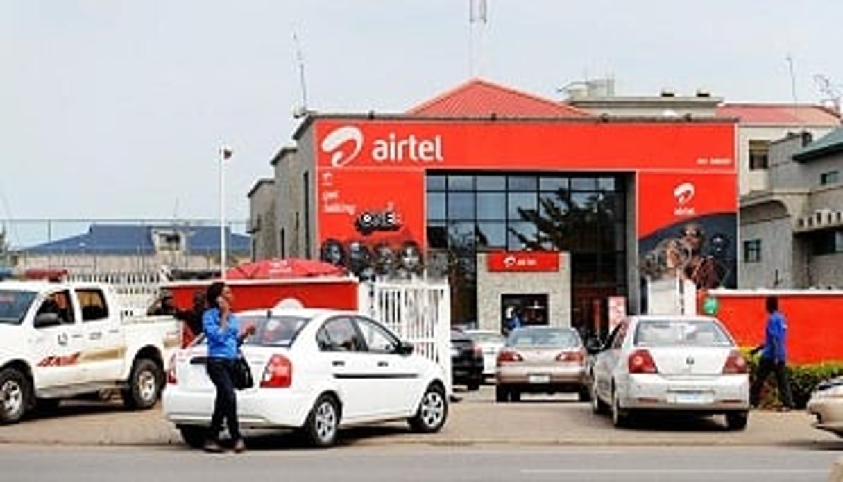 Ericsson assure, pour Bharti Airtel, la couverture réseau de 55 millions d’utilisateurs mobiles en Afrique. © Pius Utomi Ekpe/AFP