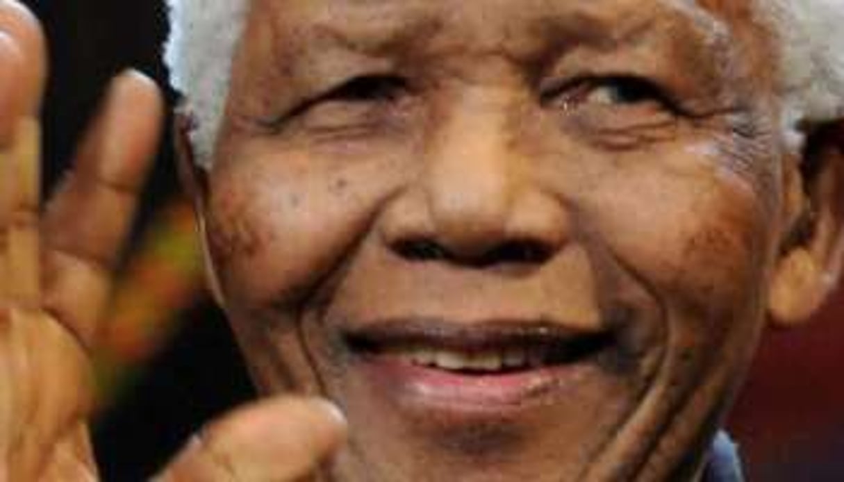 L’ancien président sud-africain Nelson Mandela. © SIPA