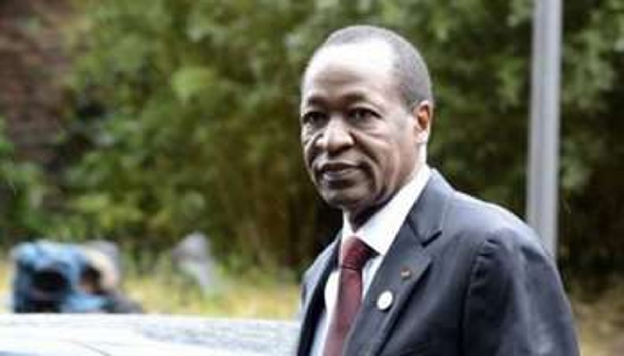 Le président burkinabè Blaise Compaoré, le 15 mai 2013 à Bruxelles. © AFP