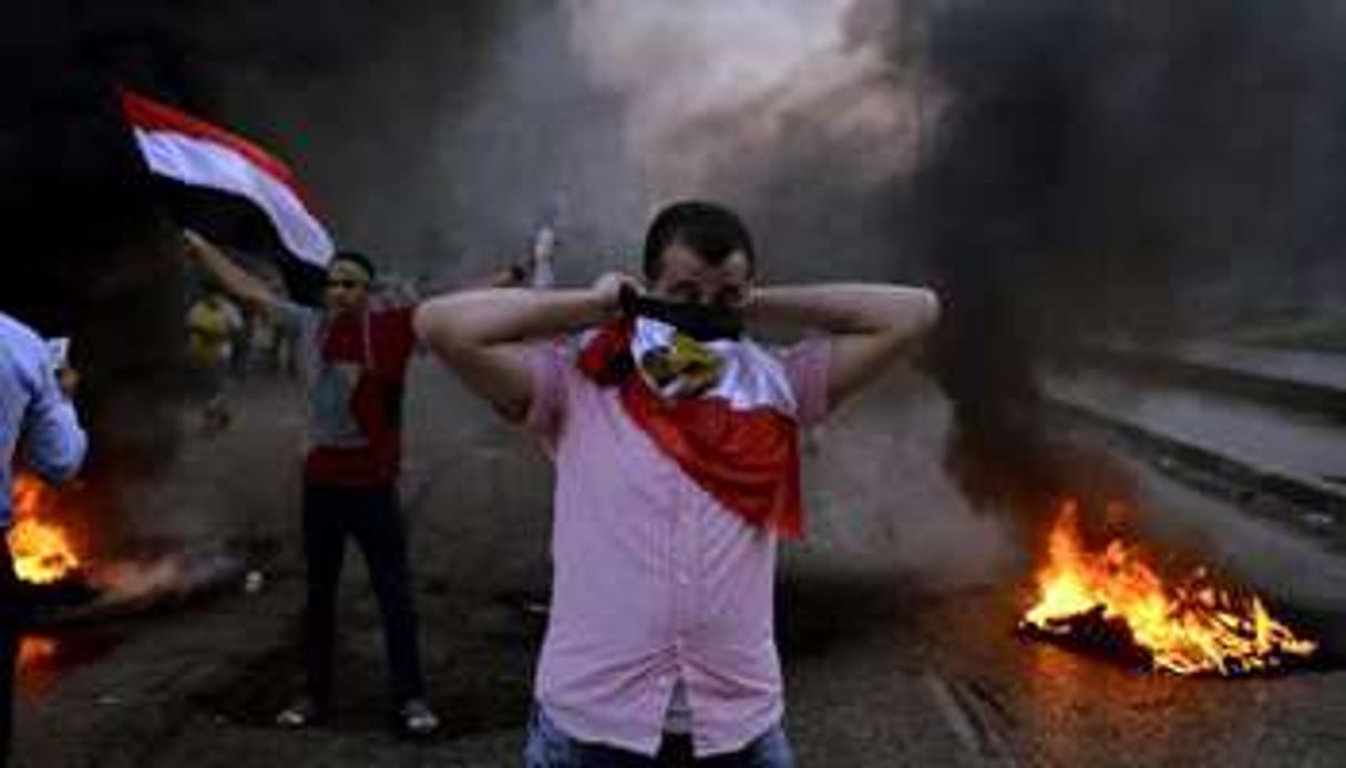 Des affrontements au Caire, le 30 août 2013. © AFP