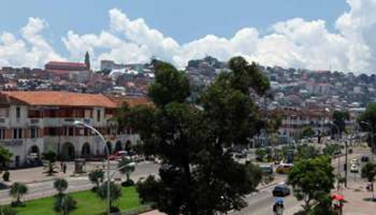 Une vue de la capitale Antananarivo, à Madagascar. © AFP/Richard Bouhet