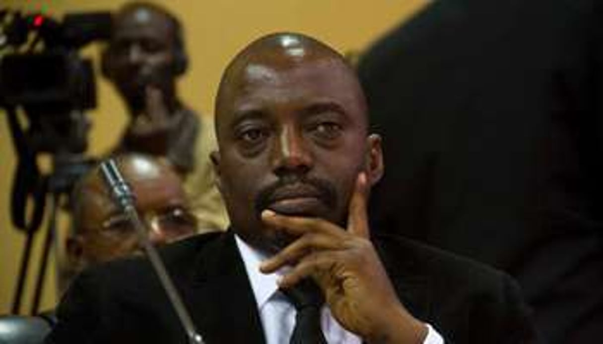 Le président congolais Joseph Kabila, le 5 septembre 2013 à Kampala. © AFP