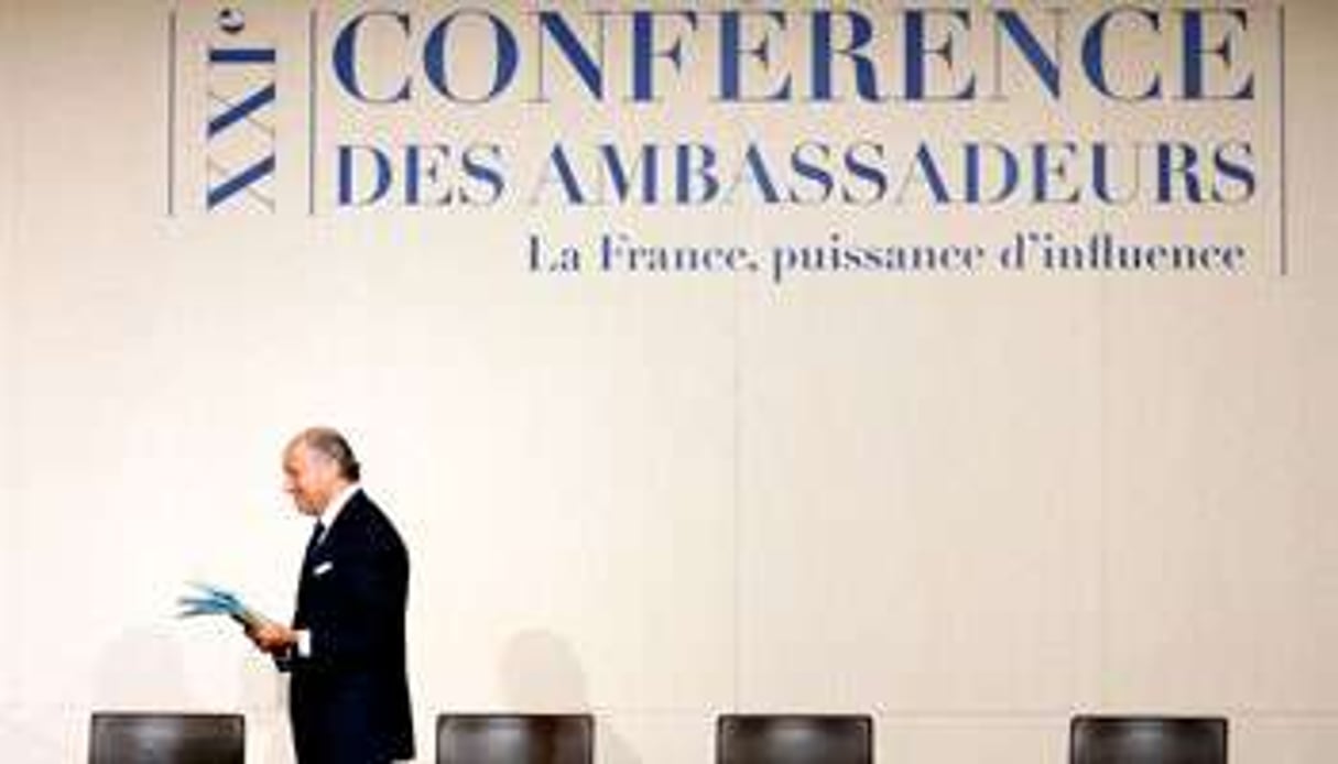 Laurent Fabius, le ministre français des Affaires étrangères, à Paris, le 29 août. © patrick Kovarik/AFP
