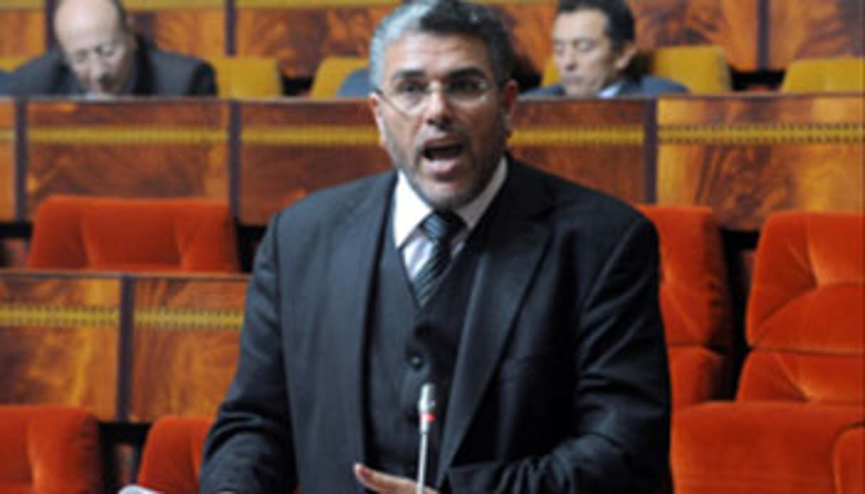 Mustapha Ramid, ministre de la Justice au parlement marocain. © AFP
