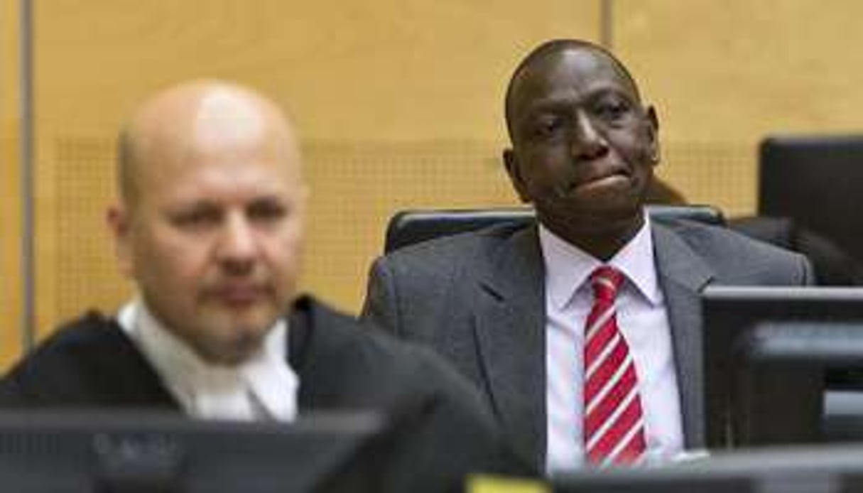 William Ruto lors de son procès à la CPI, le 10 septembre 2013. © AFP