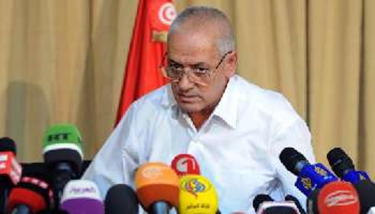Le secrétaire général du syndicat UGTT Houcine Abassi, le 21 septembre 2013 à Tunis. © AFP