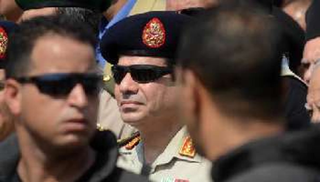 Le nouvel homme fort égyptien, le général Abdel Fattah al-Sissi, le 20 septembre 2013 à Gizeh. © AFP