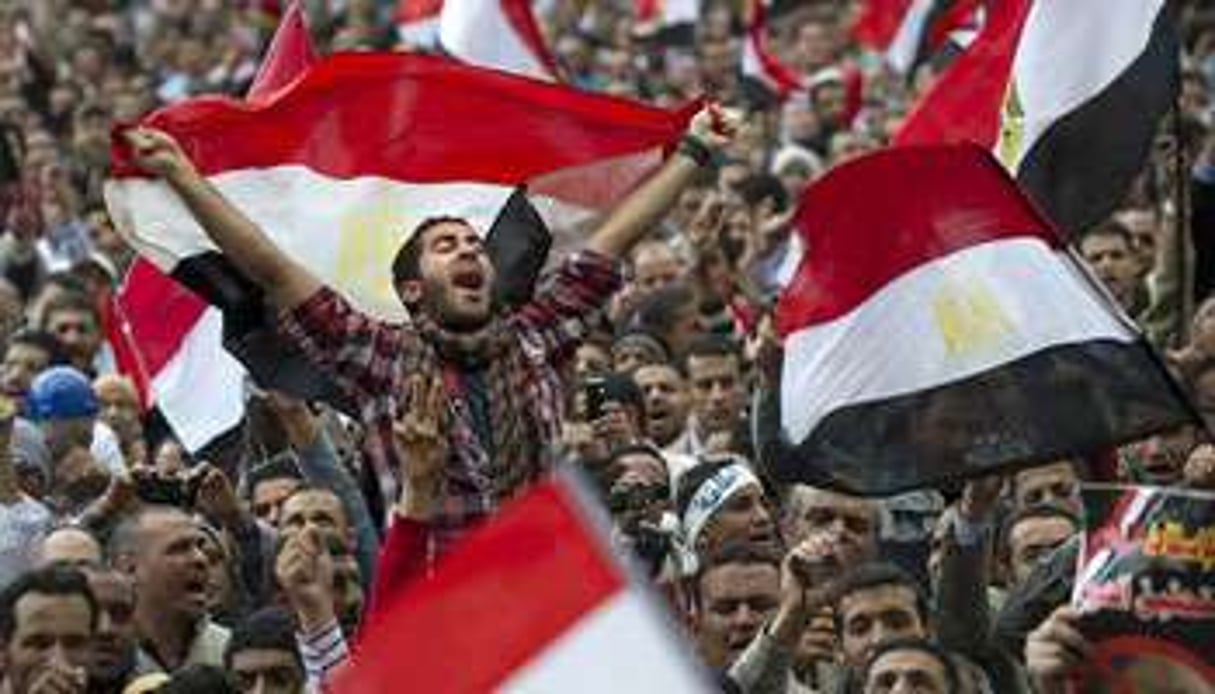 Des manifestants du groupe « La troisième place », au Caire. © DR