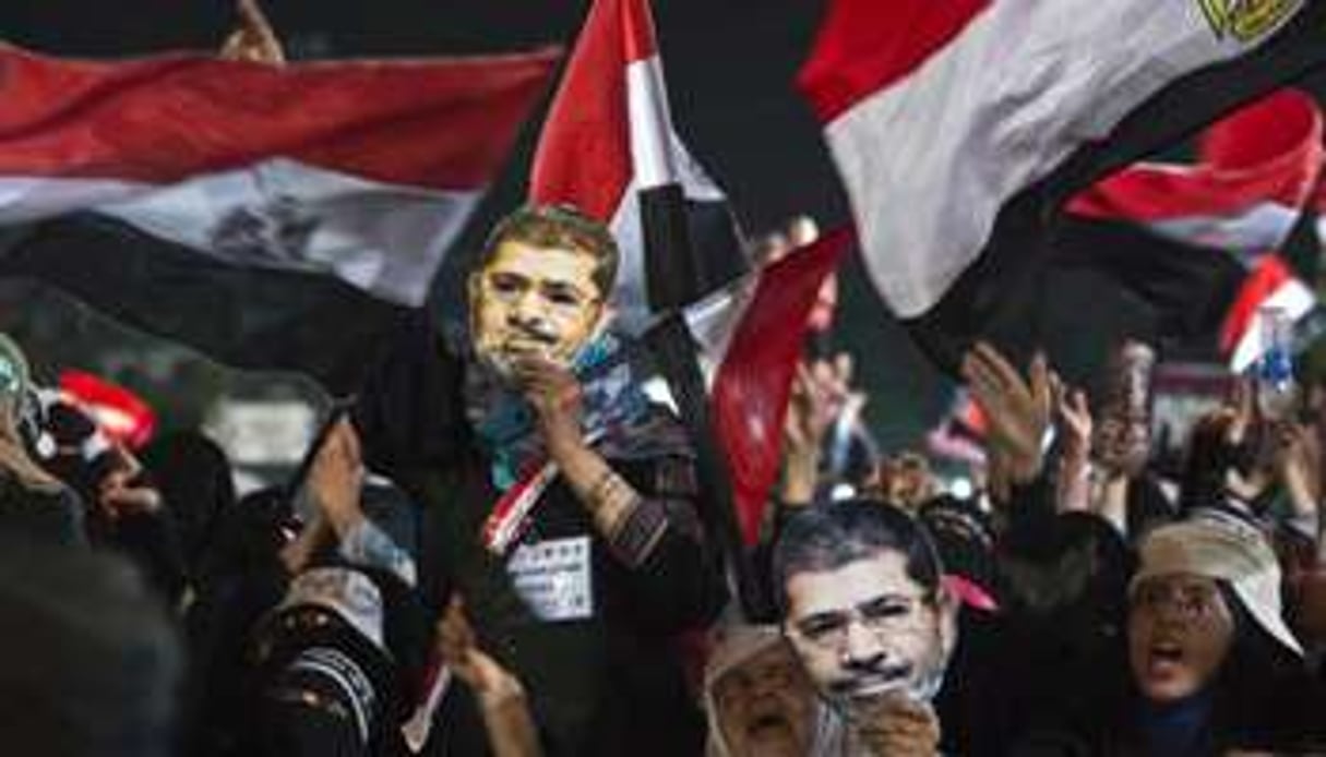 Manifestation des Frères musulmans en faveur de Mohamed Morsi, le 12 août 2013 au Caire. © Khaled Desouki / AFP