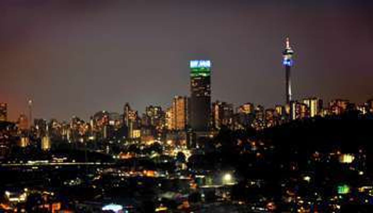 Johannesburg la nuit. © SHAUN BOTTERILL / GETTY IMAGES EUROPE / GETTY IMAGES/AFP