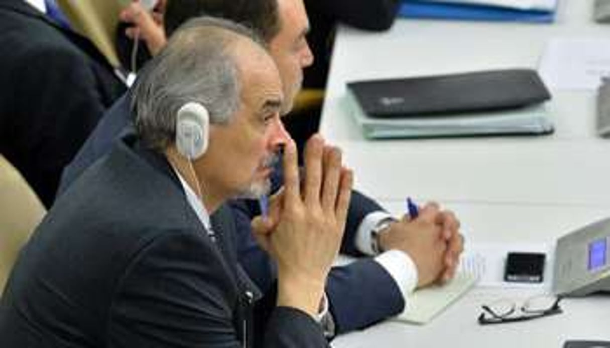 Bachar Jaafari, l’ambassadeur syrien à l’Onu, le 24 septembre 2013 à New York. © AFP