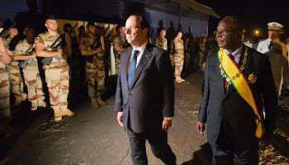 Francois Hollande et IBK, le 19 septembre 2013 à Bamako. © AFP
