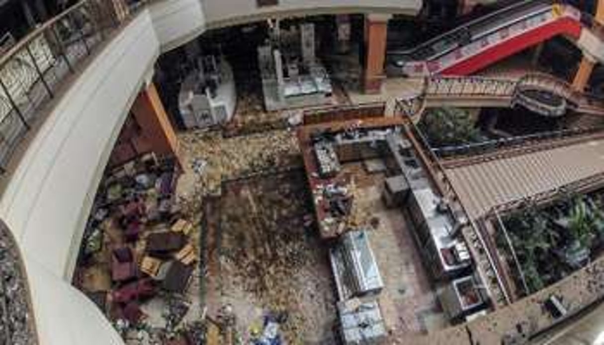 Vue intérieure du centre commercial Westgate, le 30 septembre 2013 à Nairobi. © AFP