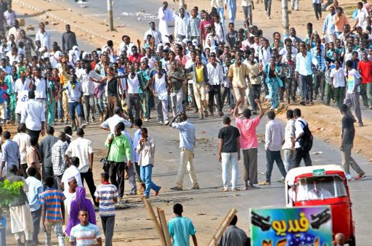 Soudan: manifestation à Khartoum pour la libération de détenus © AFP