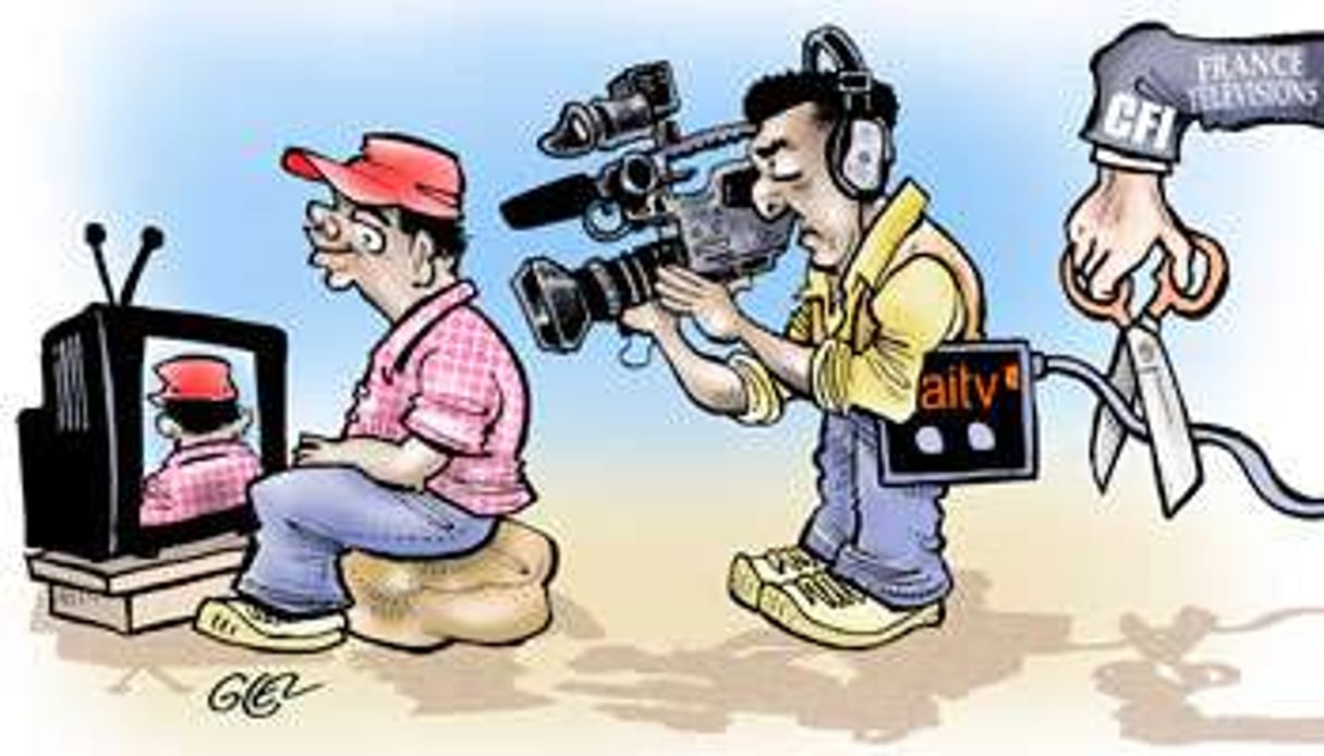 5110 sujets de l’AITV étaient diffusés chaque année sur les chaînes d’Afrique et d’outre-mer. © Glez