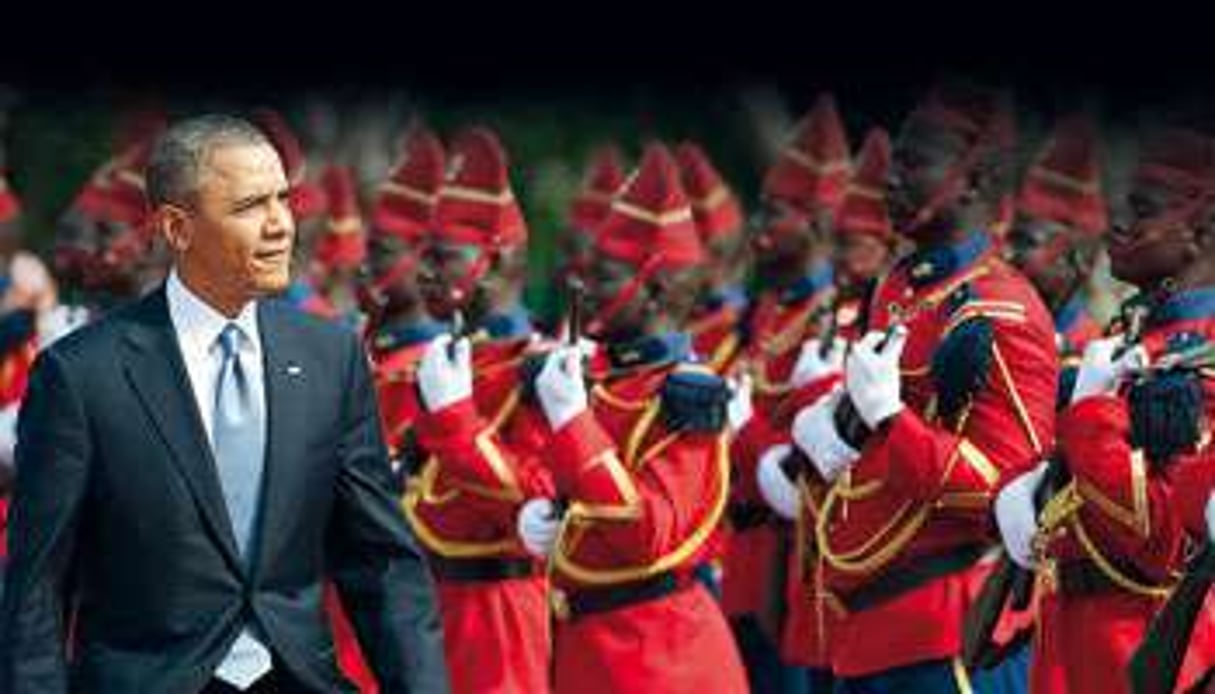 Le président Barack Obama à Dakar, le 27 juin. © AFP Photo/Saul Loeb