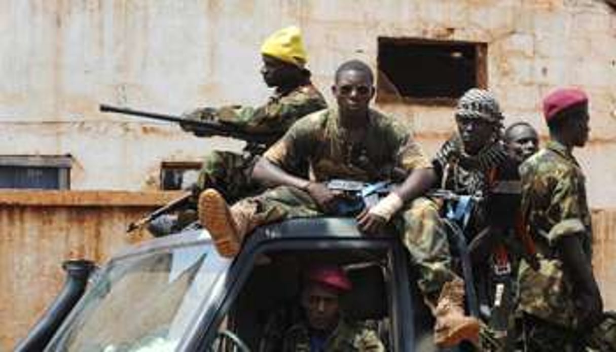 Des ex-rebelles de la Séléka. © AFP